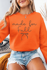 UL180-E3151 Made For Fall Graphic Sweatshirt $20