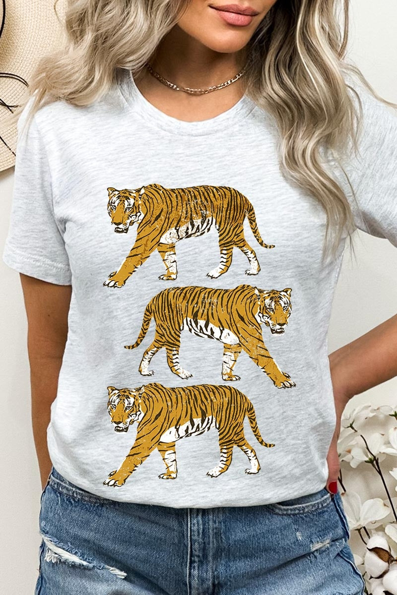 US3001-E3104 Retro Tigers Graphic Tee $12.5