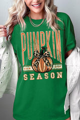 5000-E3145 Pumpkin Season Graphic Heavy Cotton Tee $9