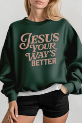 UL180P-E3114 Christian Graphic Plus Sweatshirt $25