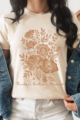 US3001P-E3155 Neutral Thanksgiving Graphic Plus Tee $16