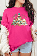 5000-E3185 Howdy Christmas Graphic Heavy Cotton Tee $9