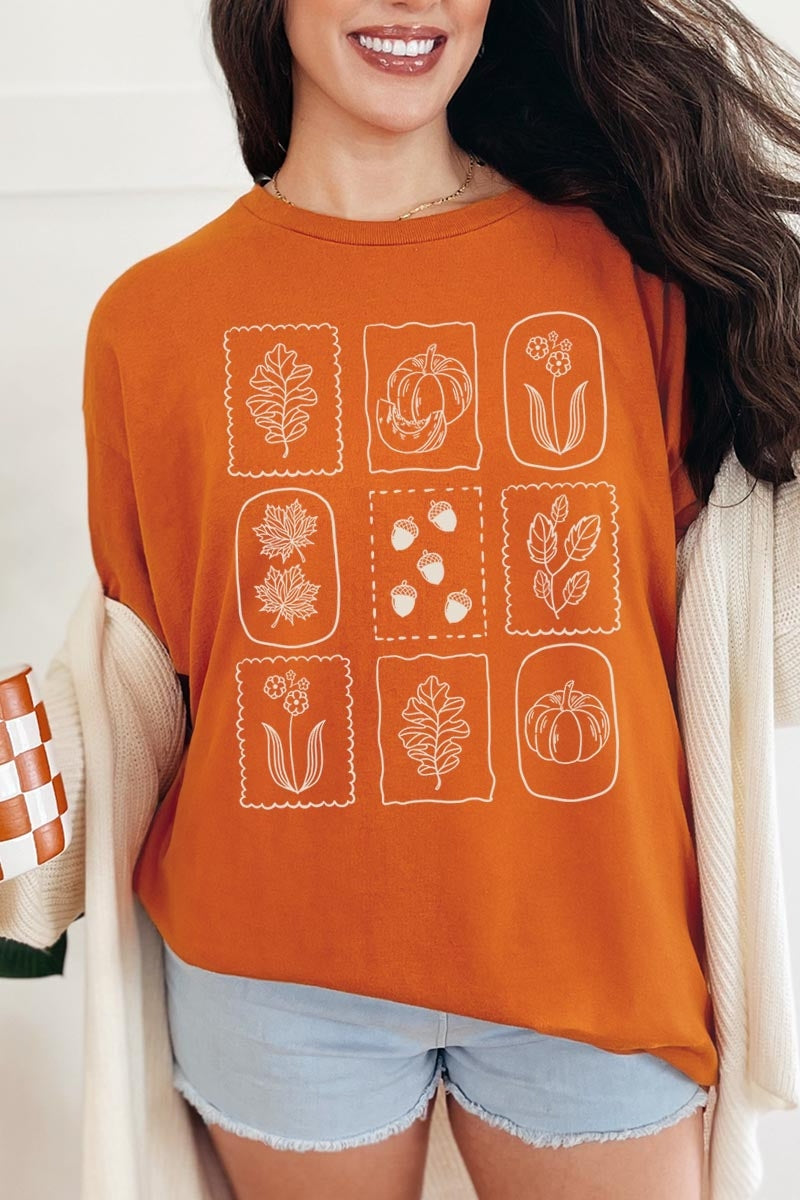 5000P-E3101 Autumn Graphic Plus Heavy Cotton Tee $12.75