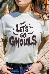 US3001-E3159 Letu2019s Go Ghouls Graphic Tee $12.5