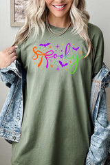 5000-E3109 Spooky Halloween Graphic Heavy Cotton Tee $9