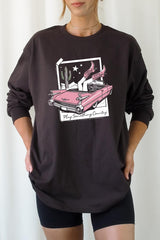 UL240-E3098 Play Something Country Graphic Long Sleeve Tee $13.75