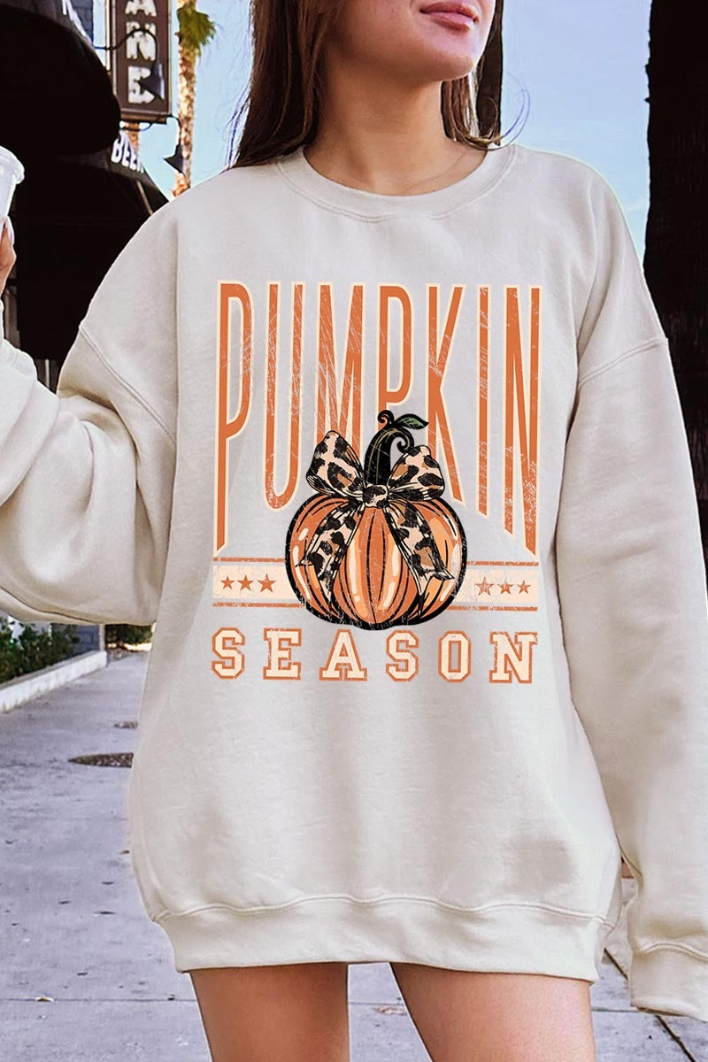 UL180P-E3145 Pumpkin Season Graphic Plus Sweatshirt $25
