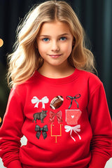 UL180B-E3077Z Arkansas Football Kids Graphic Sweatshirt $20
