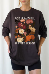UL240-E3171 Faithful In Every Season Graphic Long Sleeve Tee $13.75
