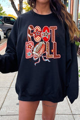 UL180-E3053 Brushstroke Football Graphic Sweatshirt $20