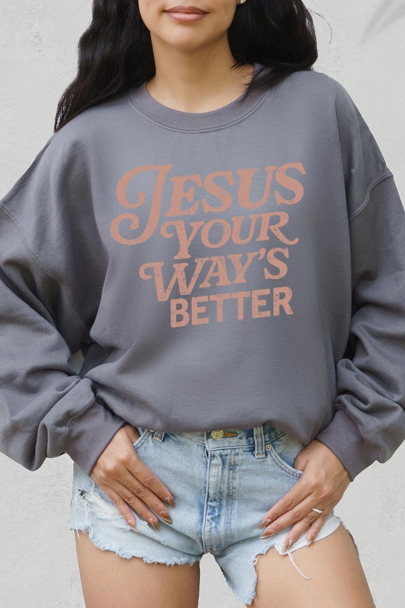UL180-E3114 Christian Graphic Sweatshirt $20