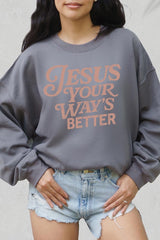 UL180P-E3114 Christian Graphic Plus Sweatshirt $25