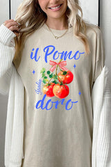5000-E3070 Il Pomodoro Tomato Art Graphic Heavy Cotton Tee $9