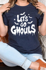 US3001-E3159 Letu2019s Go Ghouls Graphic Tee $12.5