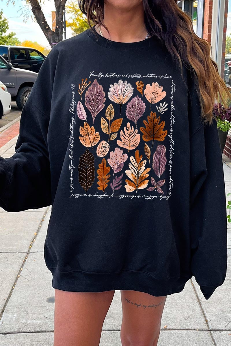 UL180-E3147 Christian Fall Graphic Sweatshirt $20