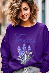 UL180-E3060 Texas Bluebonnet Graphic Sweatshirt $20