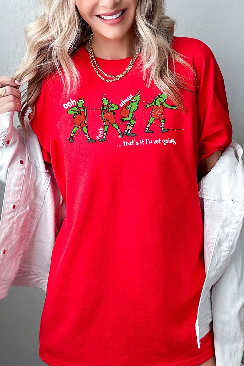5000-E3203 Grinch Funny Christmas Graphic Heavy Cotton Tee $9
