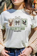 US3001-E3192 Deer & Duck Hunting Season Graphic Tee $12.5