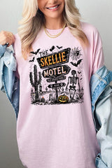 5000P-E3108 Skellie Motel Halloween Plus Heavy Cotton Tee $12.75