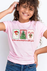 US3001Y-E3201Z Most Wonderful Time Kids Graphic Tee $11