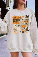 UL180-E3084 Halloween collage Graphic Sweatshirt $20