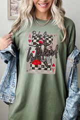 5000P-E3099 Retro Wildcard Graphic Plus Heavy Cotton Tee $12.75