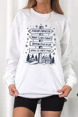 UL240P-E3189 Ski Lodge Signs Graphic Plus Long Sleeve Tee $17