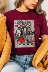 US3001P-E3099 Retro Wildcard Graphic Plus Tee $16