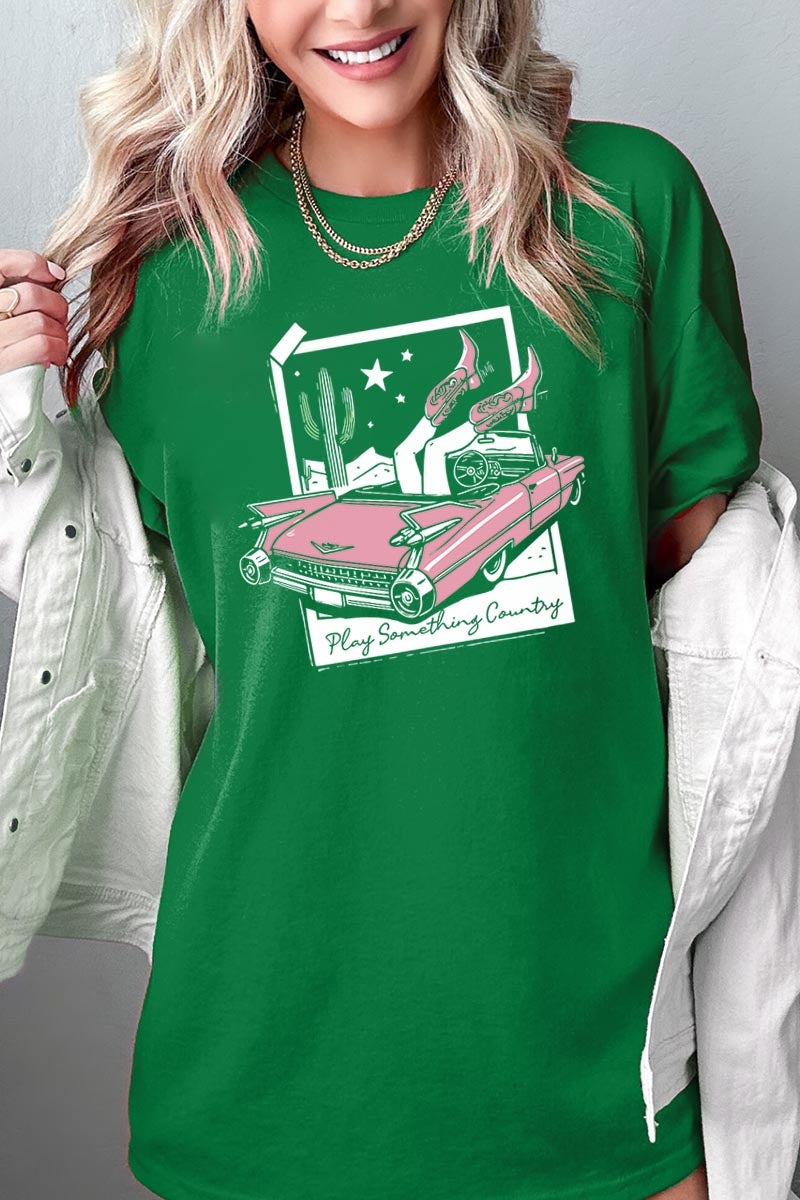 5000P-E3098 Play Something Country Plus Heavy Cotton Tee $12.75