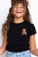 US3001Y-E3175Z Christmas bear Kids Graphic Tee $11