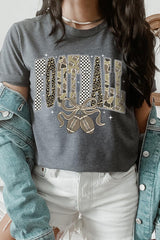 US3001-E3132 Camo Football Graphic Tee $12.5