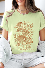 US3001-E3155 Neutral Thanksgiving Graphic Tee $12.5