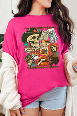 5000P-E3096 Vintage Western Collage Plus Heavy Cotton Tee $12.75