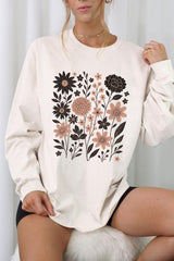 UL240P-E3178 Fall Floral Garden Graphic Plus Long Sleeve Tee $17