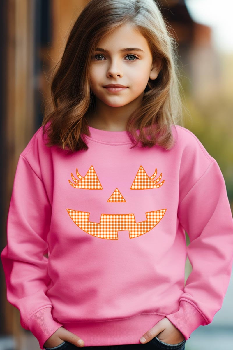 UL180B-E3148Z Cute Pumpkin Halloween Kids Graphic Sweatshirt $20