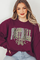 UL180P-E3132 Camo Football Graphic Plus Sweatshirt $25