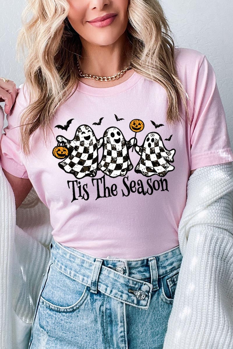 US3001P-E3124 Retro Ghosts Graphic Plus Tee $16
