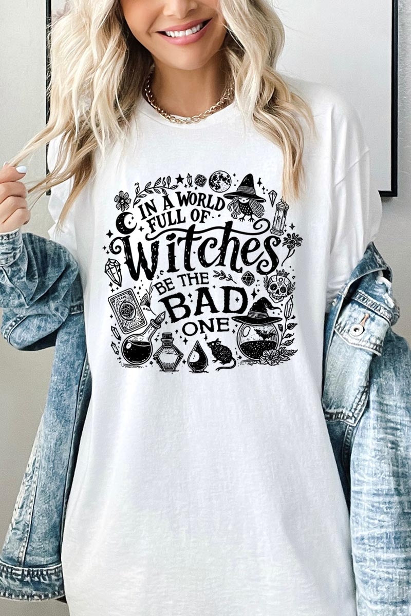 5000P-E3139 In a World of Witches Plus Heavy Cotton Tee $12.75