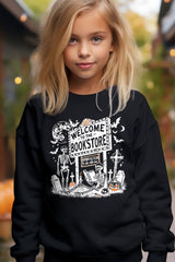 UL180B-E3122Z Bookstore Halloween Kids Graphic Sweatshirt $20