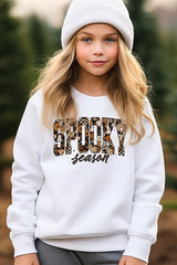 UL180B-E3105Z Spooky Season Halloween Kids Graphic Sweatshirt $20