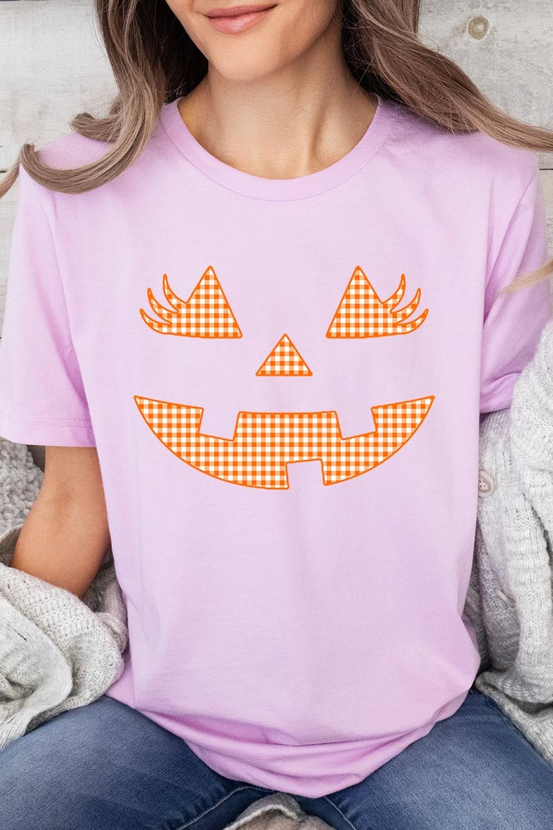 US3001P-E3148 Cute Pumpkin Halloween Graphic Plus Tee $16