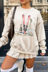 UL180P-E3187 Apres Ski Club Graphic Plus Sweatshirt $25