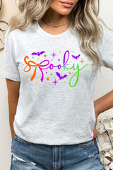 US3001P-E3109 Spooky Halloween Graphic Plus Tee $16