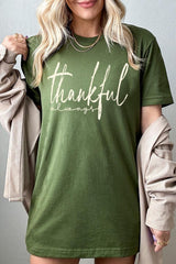 US3001P-E3170 Thankful Graphic Plus Tee $16
