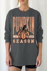 UL240-E3145 Pumpkin Season Graphic Long Sleeve Tee $13.75