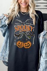5000P-E3085 Pumpkin Cherries Graphic Plus Heavy Cotton Tee $12.75