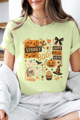 US3001-E3084 Halloween collage Graphic Tee $12.5