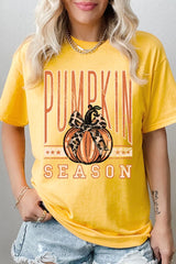 5000-E3145 Pumpkin Season Graphic Heavy Cotton Tee $9