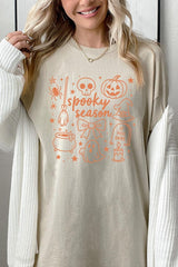 5000P-E3141 Halloween Doodle Graphic Plus Heavy Cotton Tee $12.75