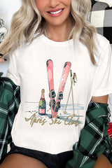 US3001P-E3187 Apres Ski Club Graphic Plus Tee $16